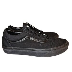 Vans Old Skool Low Top Black Sneakers Unisex Shoes Men's 6 / Women's‎ 7.5